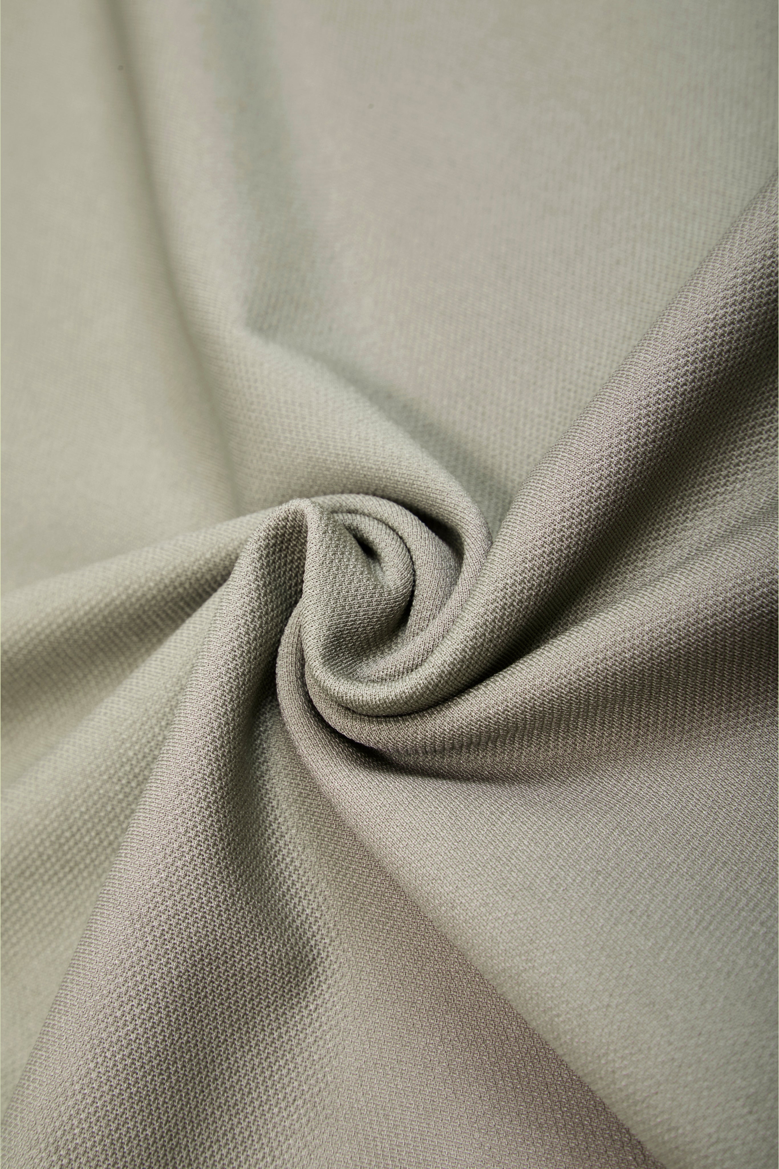 Auraa Everyday Essential - Textured Button-Down Polo (Olive Green)