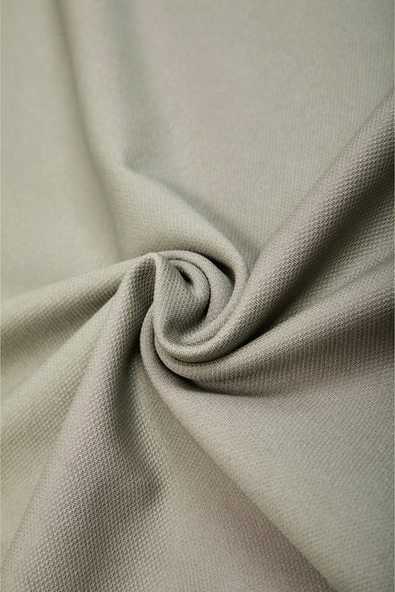 Auraa Everyday Essential - Textured Button-Down Polo (Olive Green)