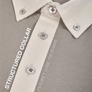 Auraa Timeless - Contrast Collar Polo (Beige)