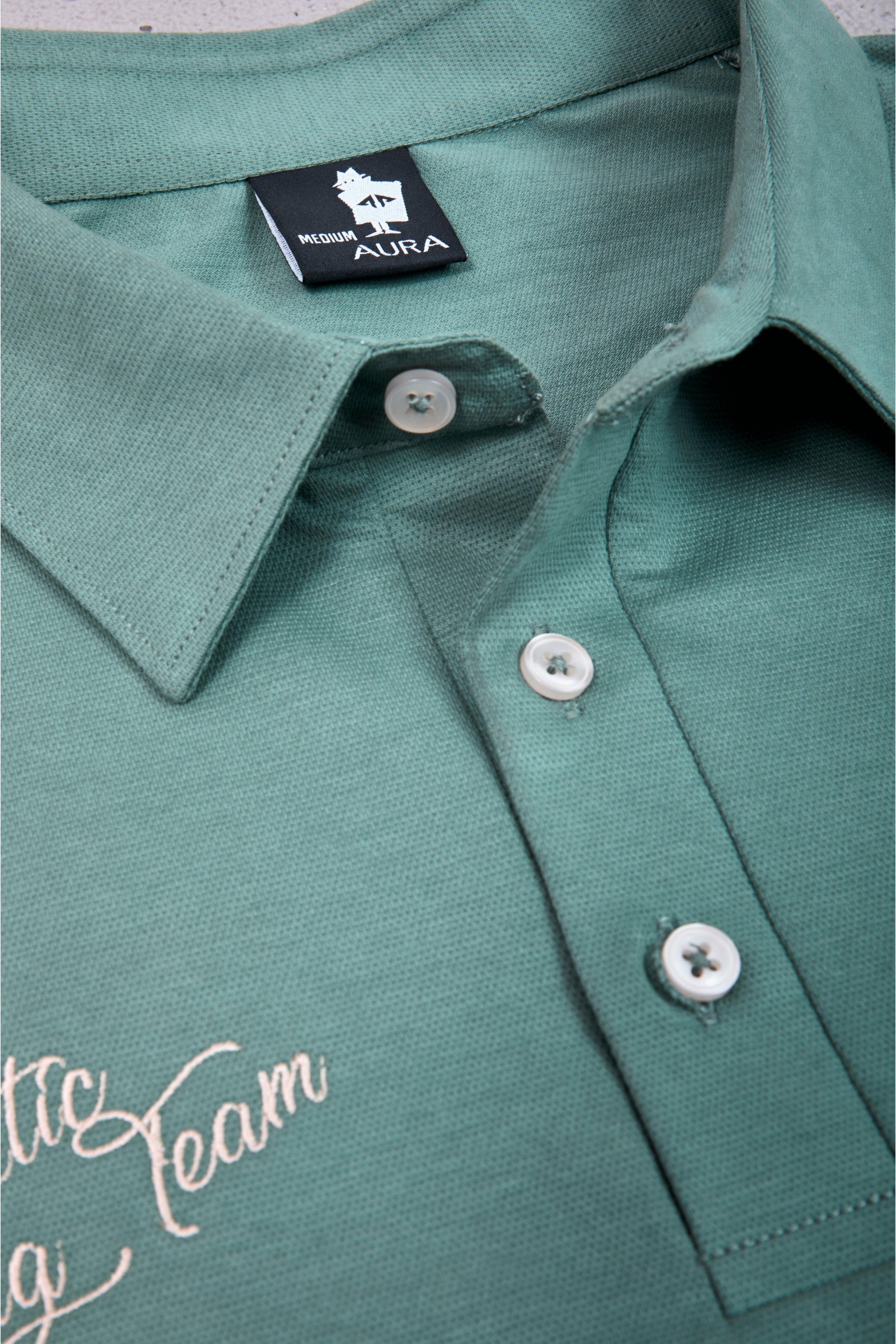 Auraa Overdrive - Vintage Racing Polo (Green)