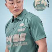 Auraa Overdrive - Vintage Racing Polo (Green)