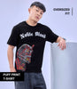 Auraa Noble Stallion - 3D Printed Graphic T-Shirt (Black)