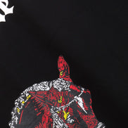 Auraa Noble Stallion - 3D Printed Graphic T-Shirt (Black)