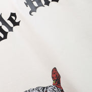Auraa Noble Stallion - 3D Printed Graphic T-Shirt (Off-White)