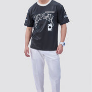 Auraa Replay - Oversized Embroidered T-Shirt (Gray)