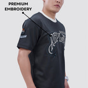 Auraa Replay - Oversized Embroidered T-Shirt (Gray)