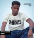 Auraa Flow Mind - 3D Silicone Print & Silver Splatter Oversized T-Shirt