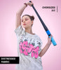 Auraa Bubble Pop - Puff Print Distressed Oversized T-Shirt (Pink)