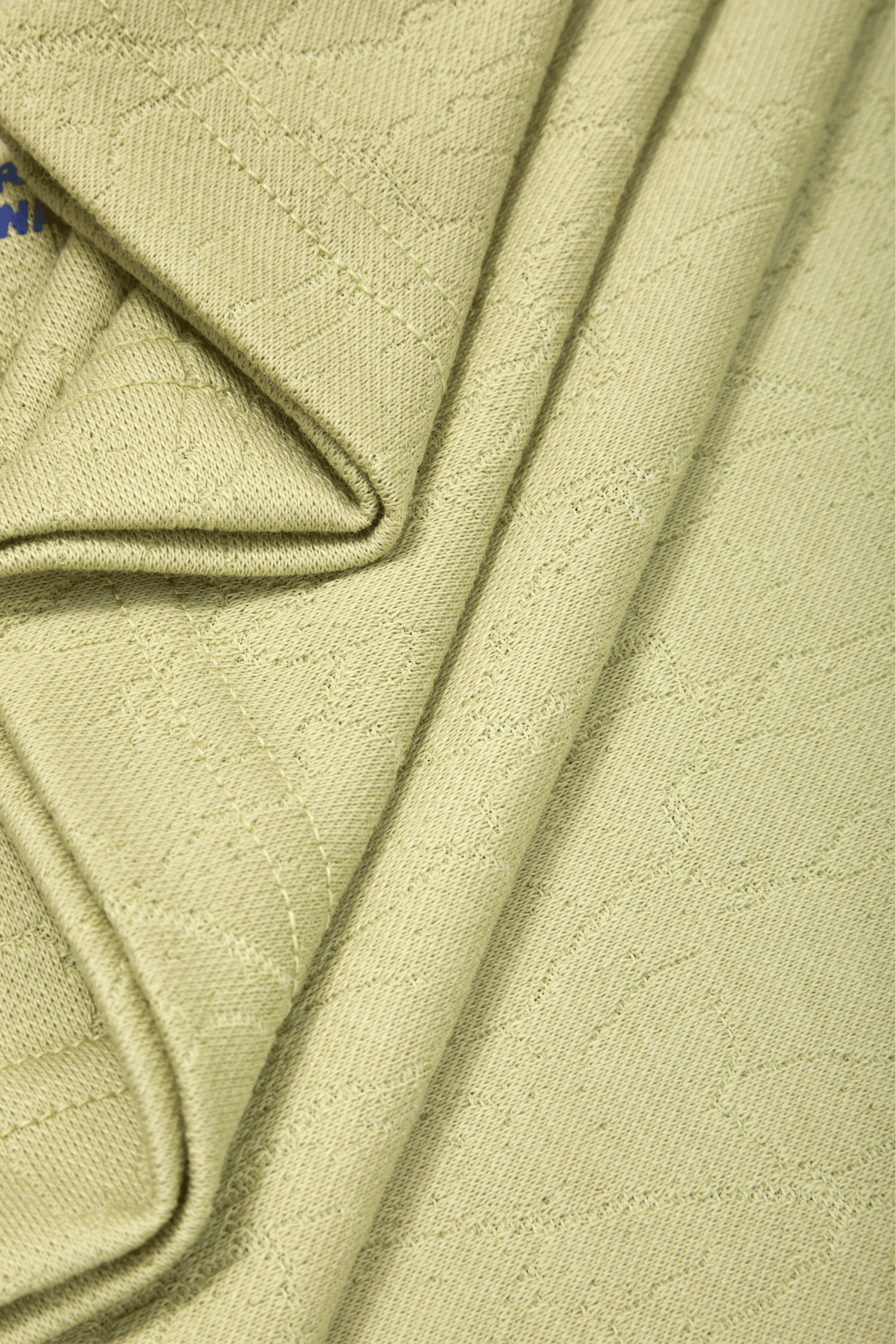 Auraa Liquid Drip - Embroidered T-Shirt (Lime)