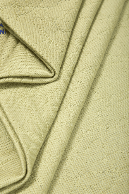 Auraa Liquid Drip - Embroidered T-Shirt (Lime)