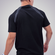 Auraa Paris Halo - Premium Embroidered T-Shirt (Black)