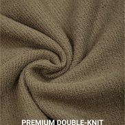 Auraa MVP - Textured & Embroidered Notch Neck T-Shirt (Brown)