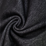 Auraa DenEase - Round Neck Oversized Denim T-Shirt (Black)